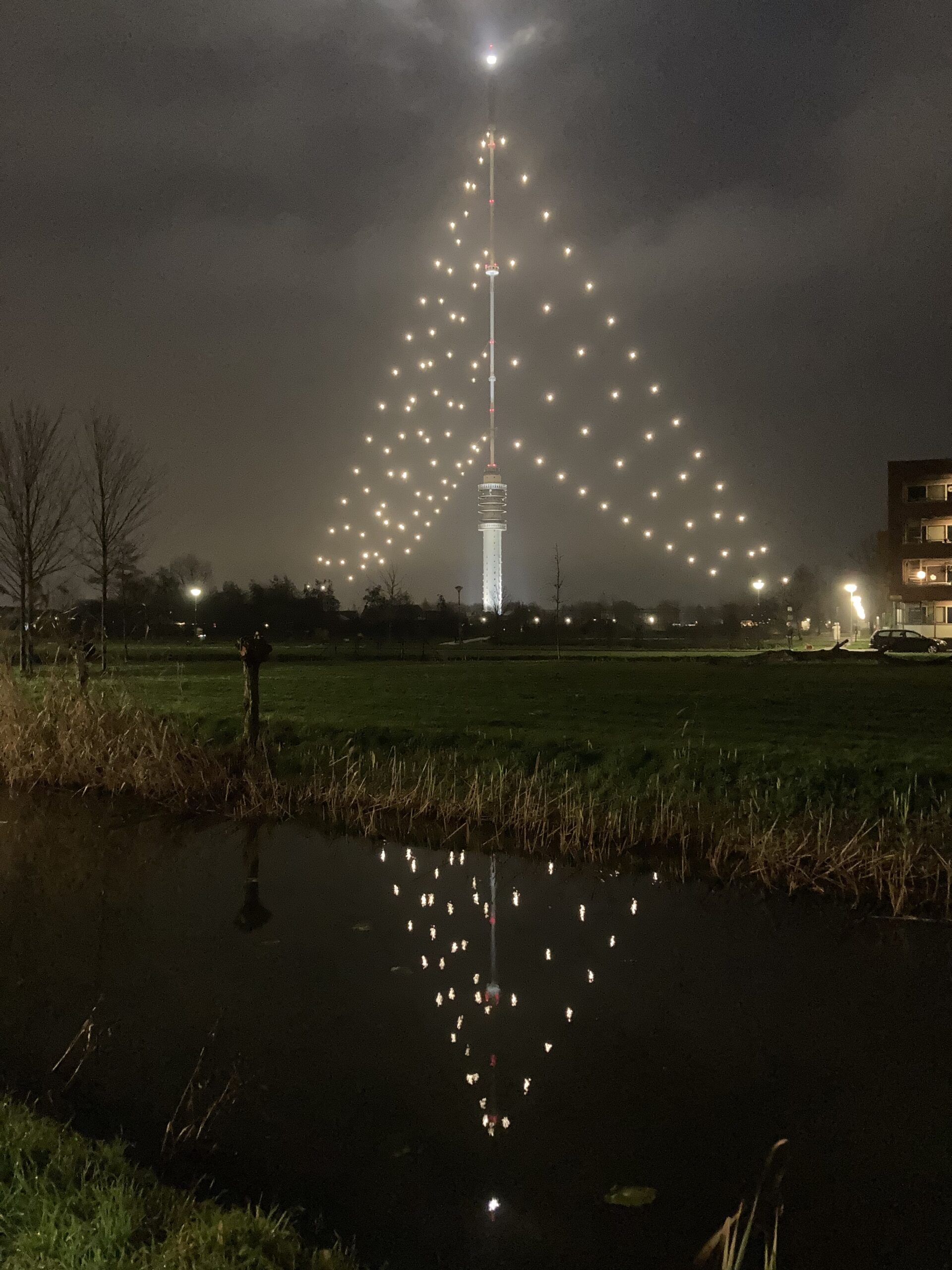 Zendmast Kerstboom